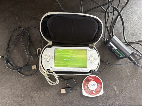 Psp white handheld - psp,