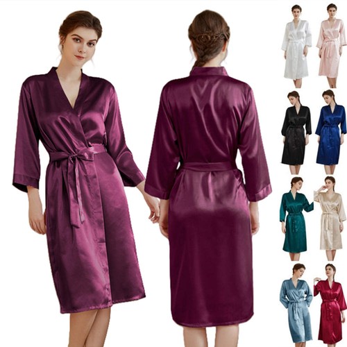 Womens long silk - womens, satin
