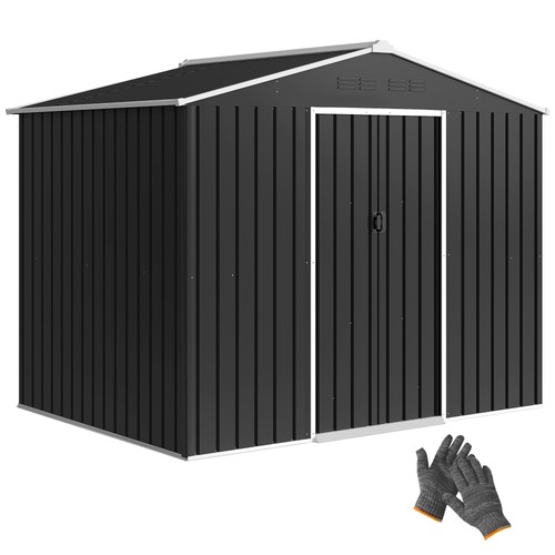 Outsunny 6ft metal garden - 8,