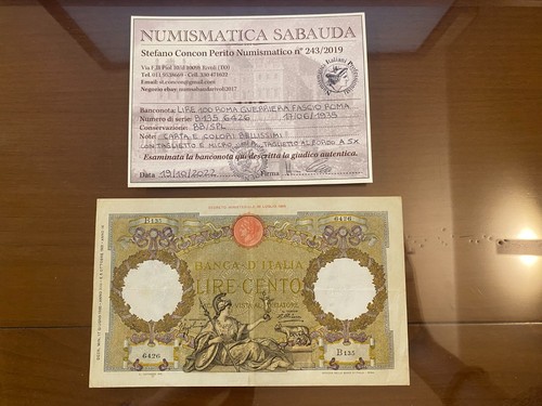 Banknote lire 100 rome warrior - banknote,