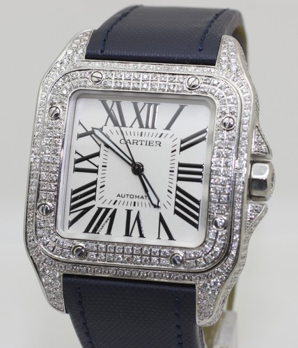 Cartier santos 100 steel - cartier,