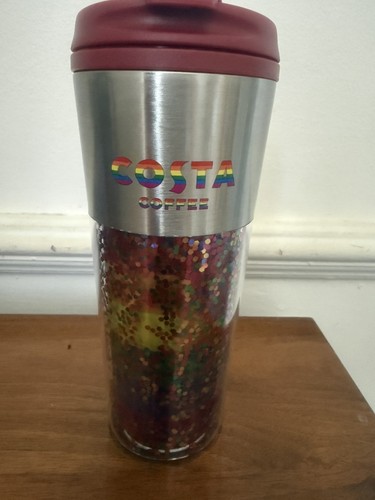Costa coffee reusable rainbow - reusable,