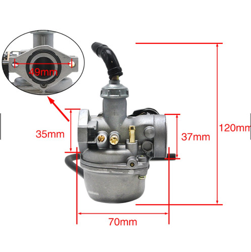 Pz19 carburettor 110cc - pz19, pit