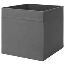 IKEA DRONA Storage Box x 2 for the Kallax Shelving Unit Organizer box GREY