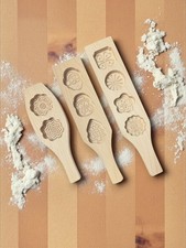 Wooden Christmas Cookie Moon