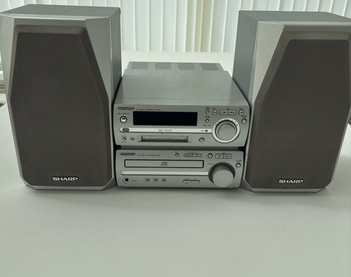 Sharp mini disc hifi system - mini,