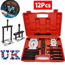 12PCS Gearbox Bearing Splitter Kit Gear Puller Fly Wheel Separator Removal Tool