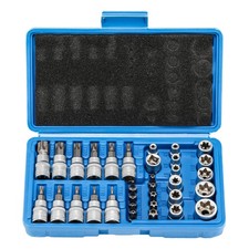 34pcs Torx Star Socket & Bit