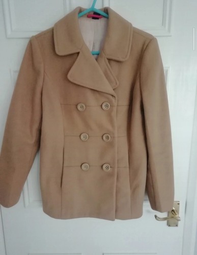 Double breasted camel coat - double,