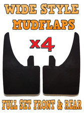 4x WIDE Rubber Mud Flaps FRONT & REAR Mudflaps Fits Citroen Berlingo Multispace