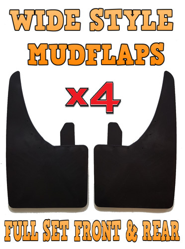 Wide rubber mud flaps - rubber,
