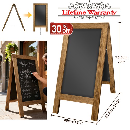 Wood frame advertising - wood, board