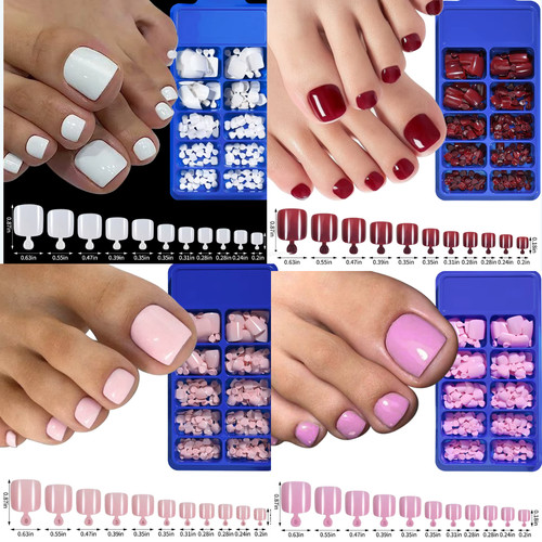 100pcs short square toe nails - 100pcs,