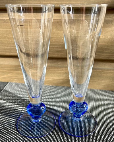 Set vintage cobalt blue - of,