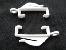 Decorail White Curtain Hooks