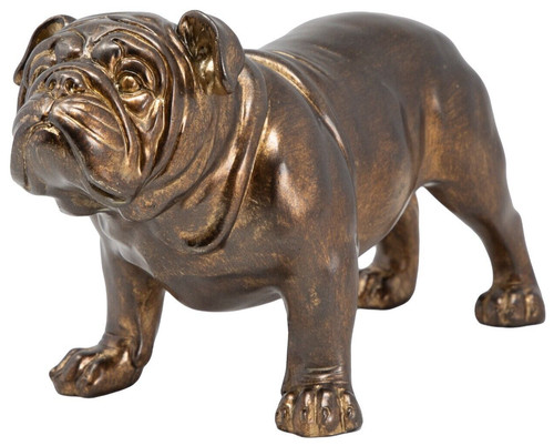 Bulldog ornament dog bronze - bulldog,