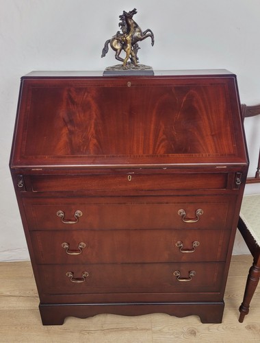 Writing bureau desk - writing, 20th-c