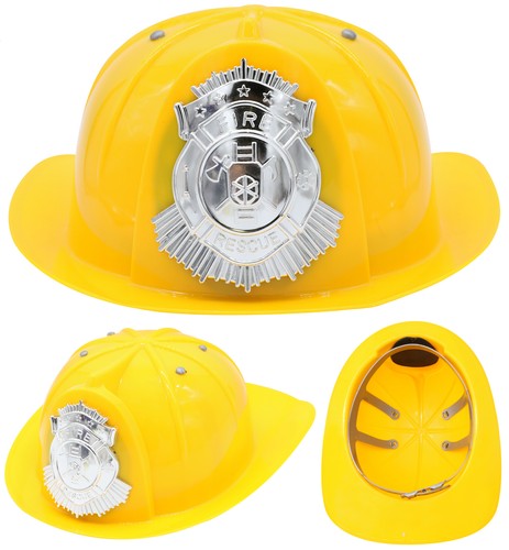 Firefighter helmet yellow - firefighter,
