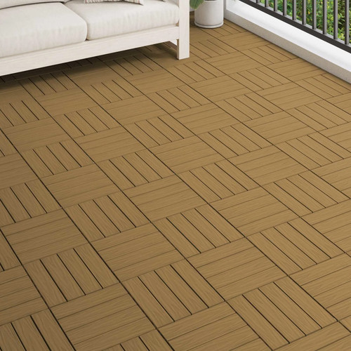Walplus design teak decking - 3d,