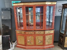 Chinese ornate glazed curved