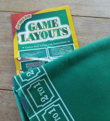 Large roulette felt baize - large,