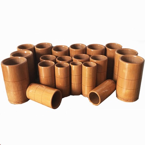 Bamboo cups cupping set - bamboo, cups,