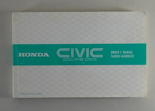 Owners manual honda civic - owners,