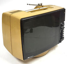 Vintage 1970s Loewe P32 2001 Line Color CRT TV – Portable Antenna – Works