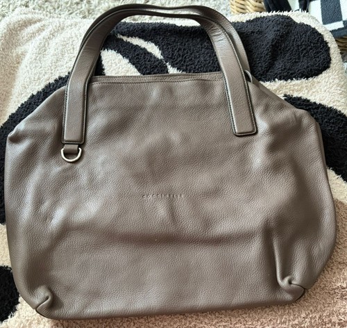 Coccinelle taupe leather - taupe, tote