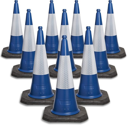 Blue traffic cones heavy - cones,