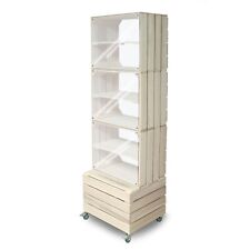Bakery Crate Display Stand With Acrylic Fronts 500mm Wide (CRATE/30)