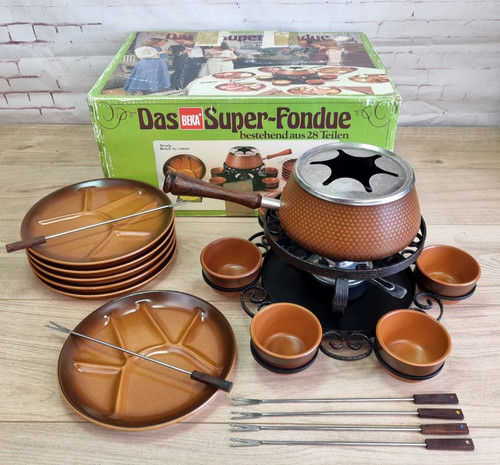 Vintage fondue set - set, retro