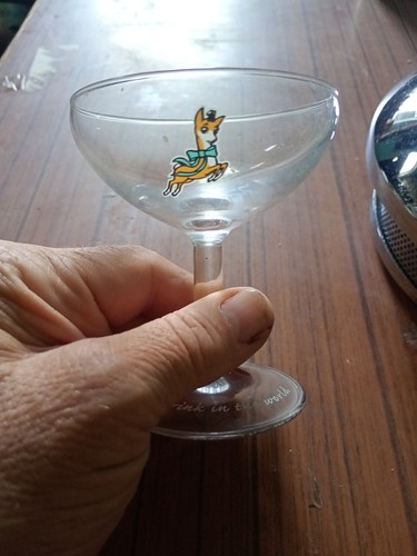 Very rare babycham glass - very,