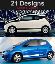 toyota aygo side stripes decals stickers graphics toyota stripes toyota decals