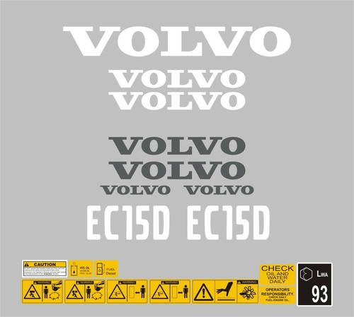 Volvo mini digger ec15d - mini, ec15d.