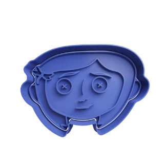 Coraline head cookie - head,