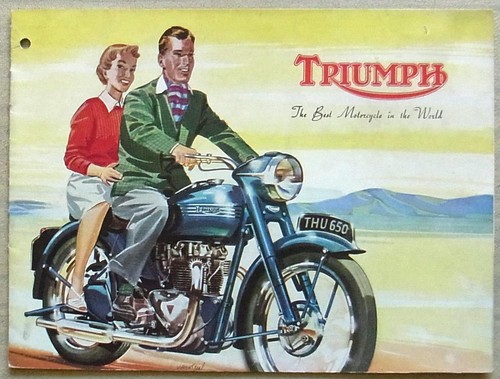 Triumph motorcycles 1954 - triumph,