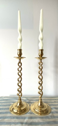 Pair tall heavy vintage - tall,