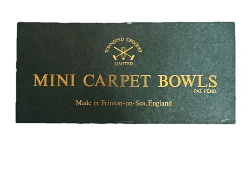 Mini carpet bowls townsend - bowls,