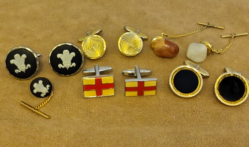 Job lot cufflinks - cufflinks, st