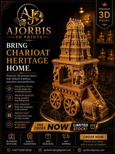 Premium printed temple - 3d,