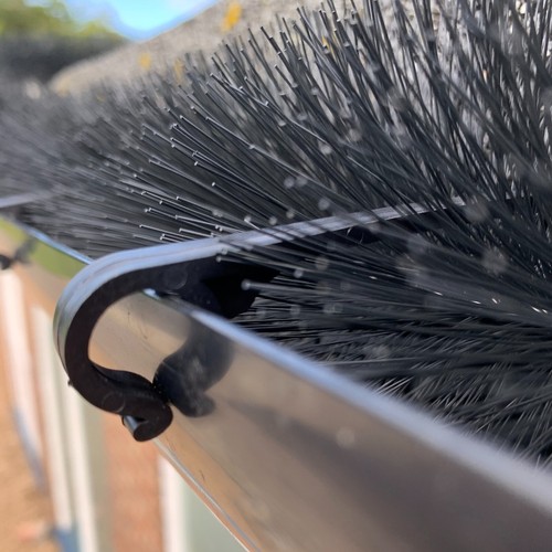 Gutter brush leaf - gutter, guard