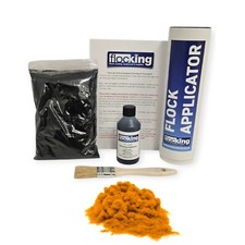 Flocking Kit Oro Gold  Small - Dashboard Flock Adhesive Applicator - Craft