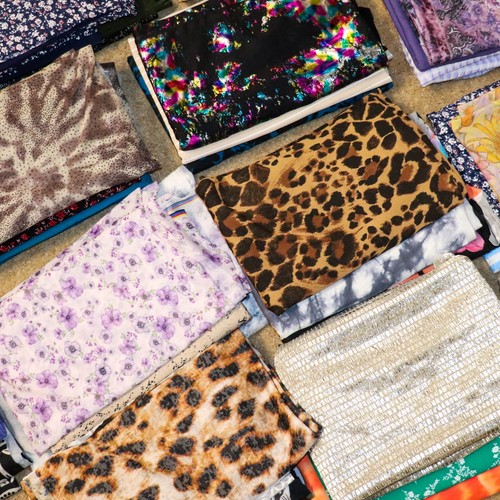 Jersey fabric remnants bargain - fabric,