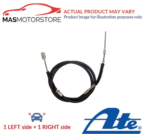 Handbrake cable pair rear ate - handbrake,