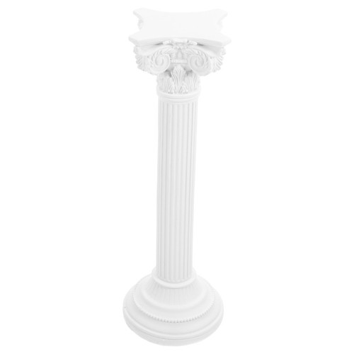 Handcrafted resin roman pillar - resin,