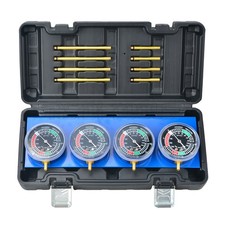 Motorcycle Carb Vacuum Gauge Synchronizer Balancer 4 Cylinder Gauge Tool Set