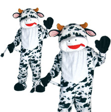Cow Mascot Adults Deluxe