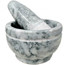 HEAVY WEIGHT, 13 X 8 CM HEAVY Genuine Himalayan, Marble Pestle and Mortar