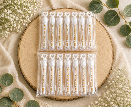 Personalised wedding bubbles - personalised,